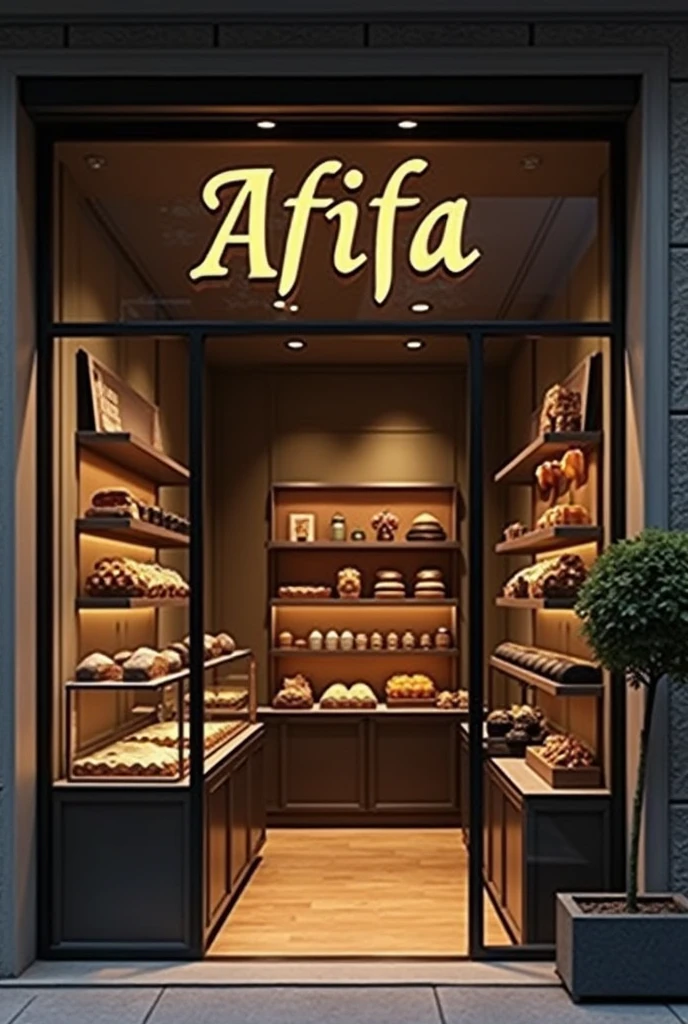 Afifa Shop design this name beautifully.