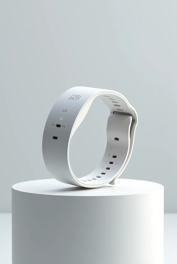 A wrist band that monitors health