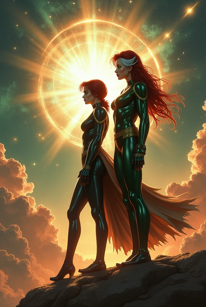 Papa Gambit Rogue Mother And her daughter In space with the big bang