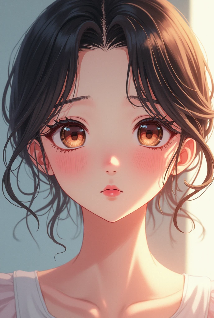 Anime face beauty