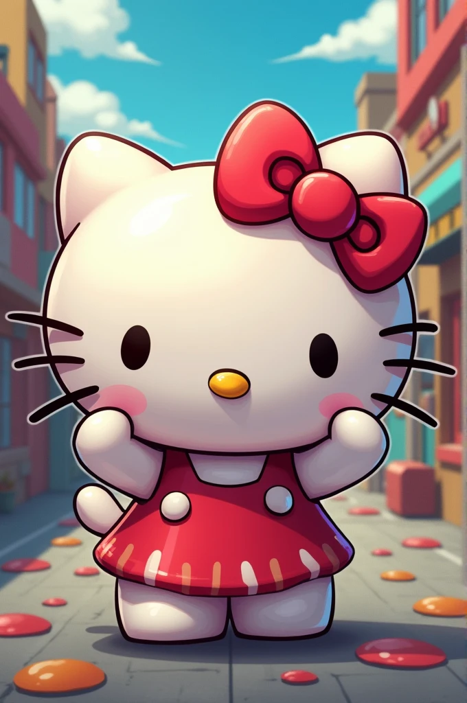 Hello kitty puta