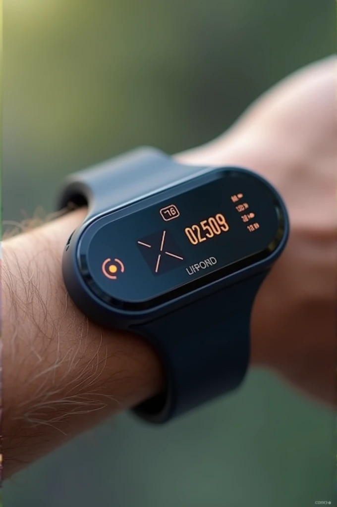 Wristband which monitors health
