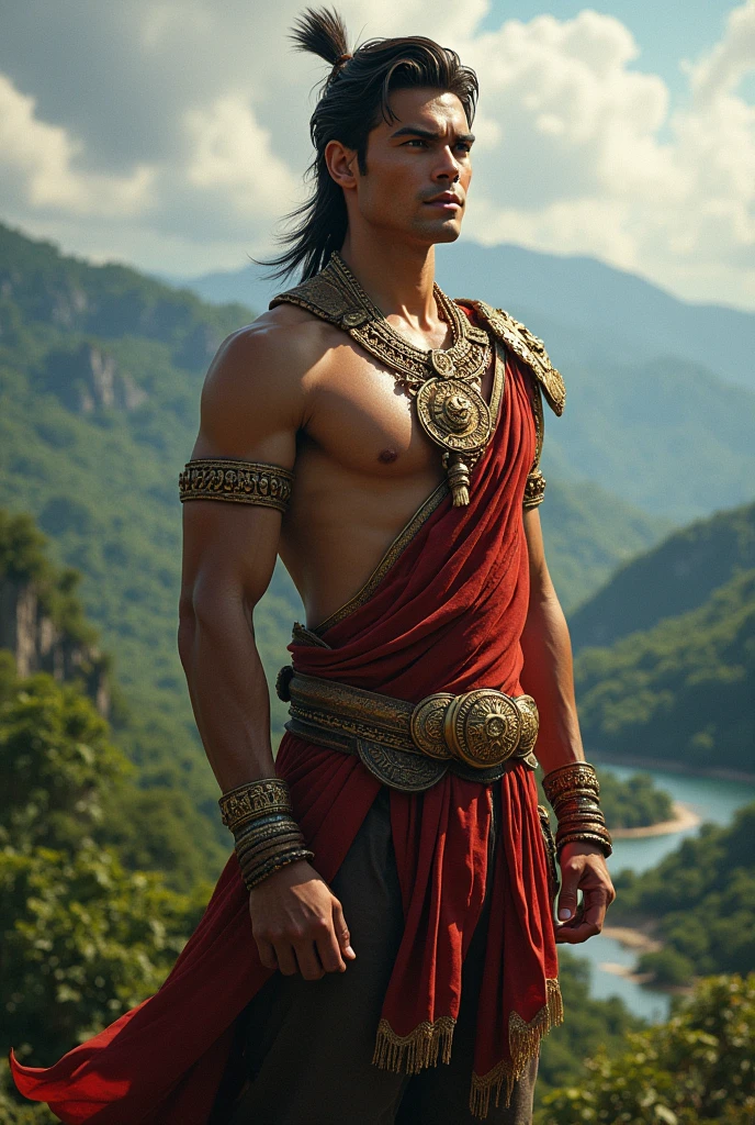 A handsome, young, tall leader in the old times in the Philippines 
