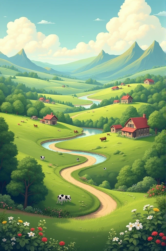 Draw the countryside!