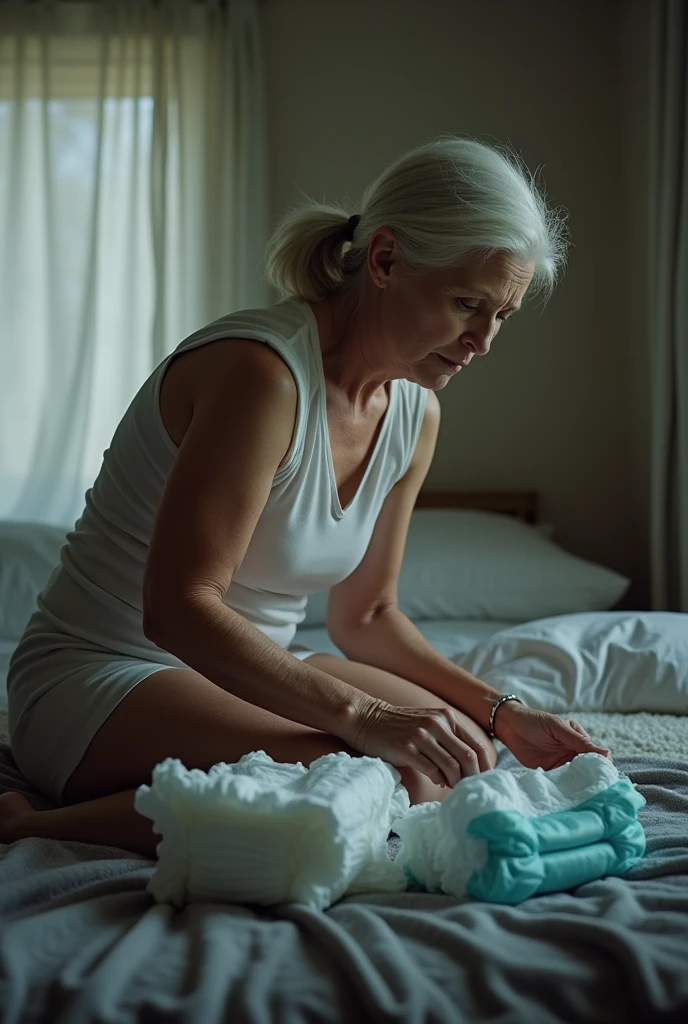 A woman with incontinence, that I am required to use adult diapers