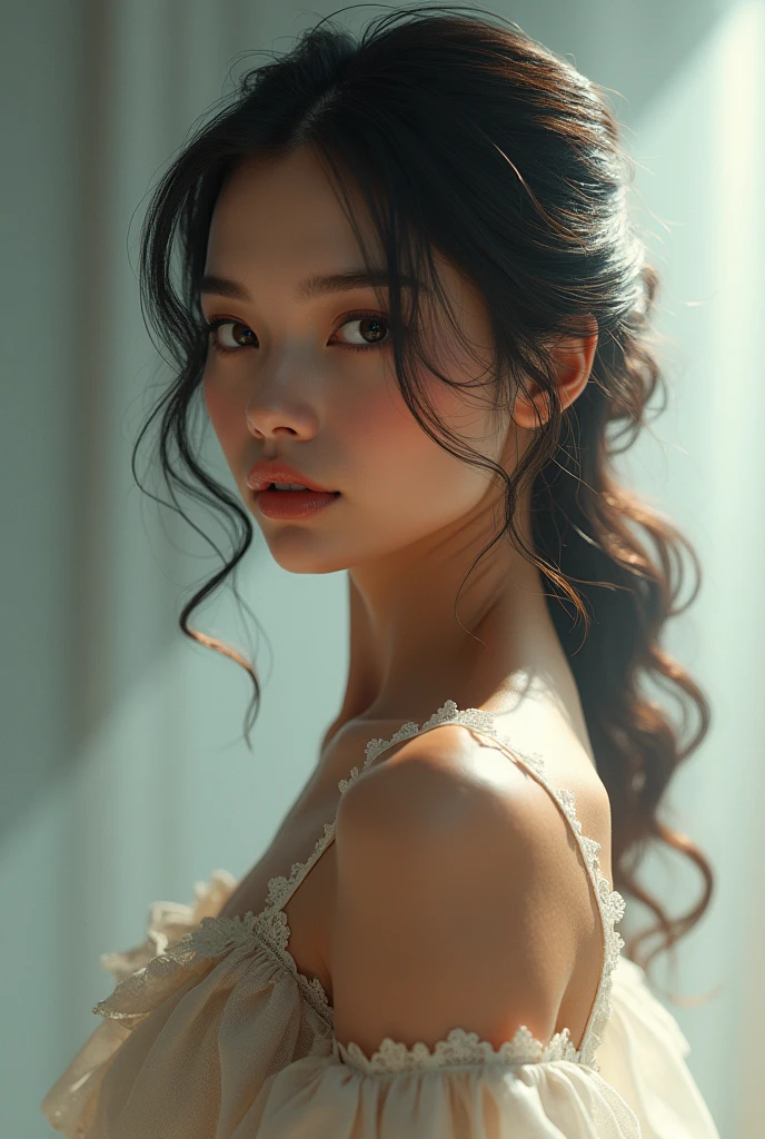 Flawless skin, smoldering eyes, and a figure that’s pure fantasy—this AI beauty is everything you’ve ever imagined
