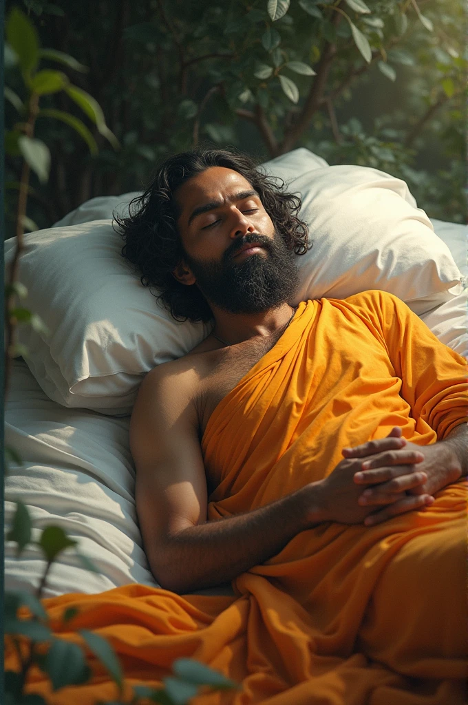 Sleeping hindu feeling without any danger