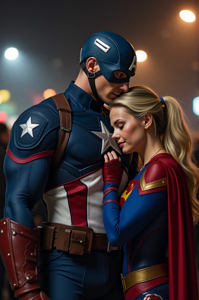 Captain america sleep with supergirl
