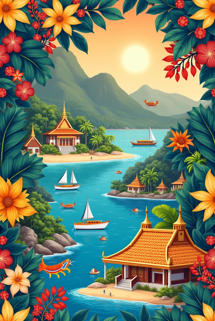 the uniqueness of Rayong Province in a pattern in easy way to look