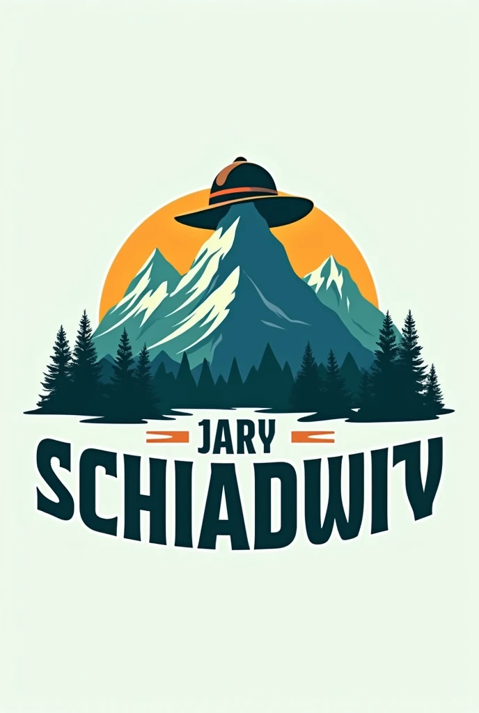 The logo features a mountain peak with a scout hat perched on top, symbolizing adventure and exploration. The blue and green color scheme represents nature and the outdoors, while the bold, modern font gives the logo a contemporary feel. Overall, the logo conveys a sense of excitement and adventure, perfect for a scout camp in the beautiful landscapes of Nepal.