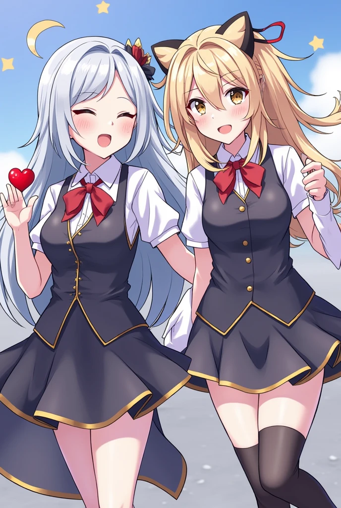 Kafka and Blade from Honkai star rail
