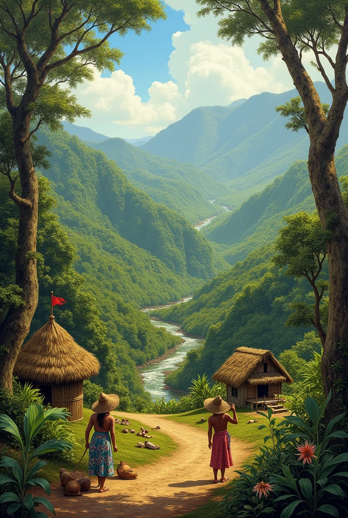 A land in the old times in the Philippines make it landscaped 