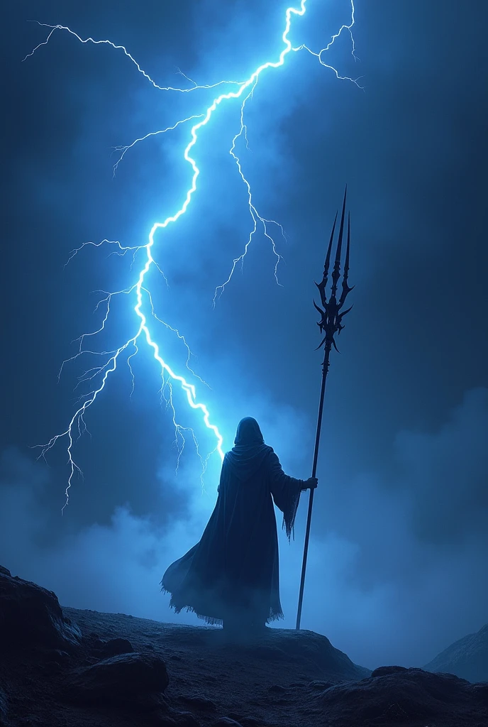 Welcome to hell,Blue lightning with black fire, spear of Longinus