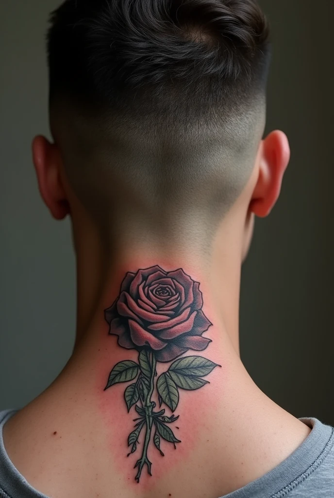 Tattoo on the neck the pard