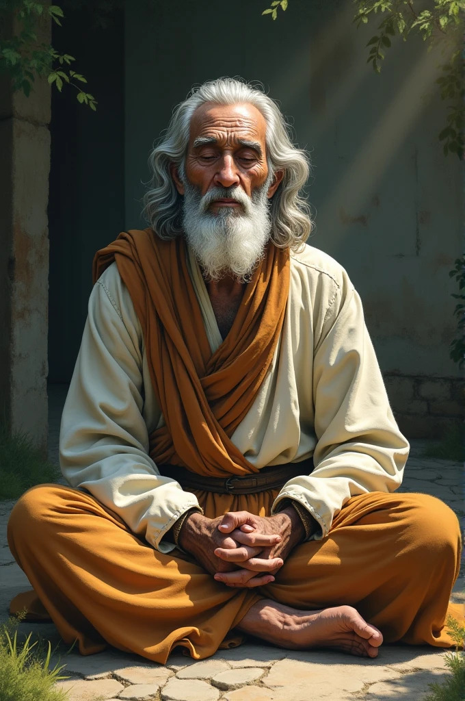 Bhikhari baitha hua