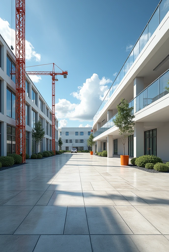 Show with mark name uses of admixture system, fibers and membranes, industrial flooring, engineering grouts,waterproofing system, surface treatment, plaster master, repair system, tiling system in construction show with name