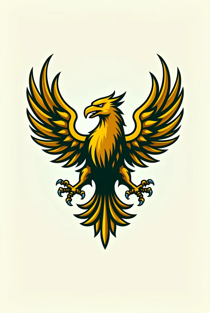 Team crest with a griffin and with griffin written on it that is green and the griffin yellow