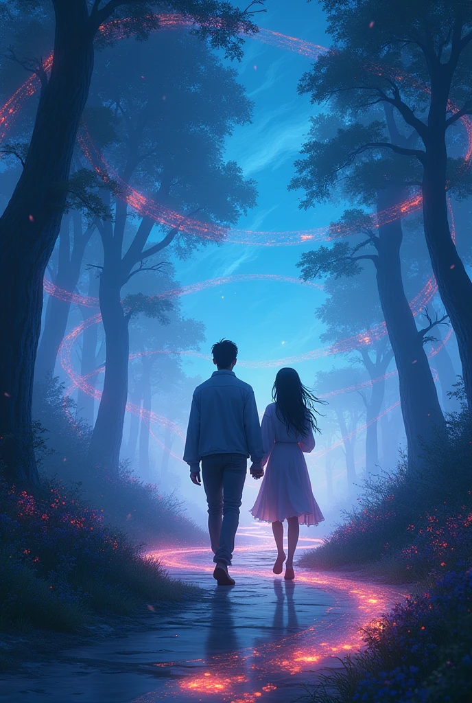 Night to walk straight light namjoon and yn
