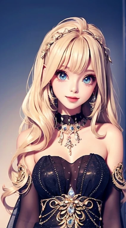 Beautiful woman、Arabian、Veil、Gold Jewelry、masterpiece、Highest quality、Ultra delicate、8k、、Blonde Hair、、Bustier、long hair、Veilヘアー飾り、レースのVeilをかぶる