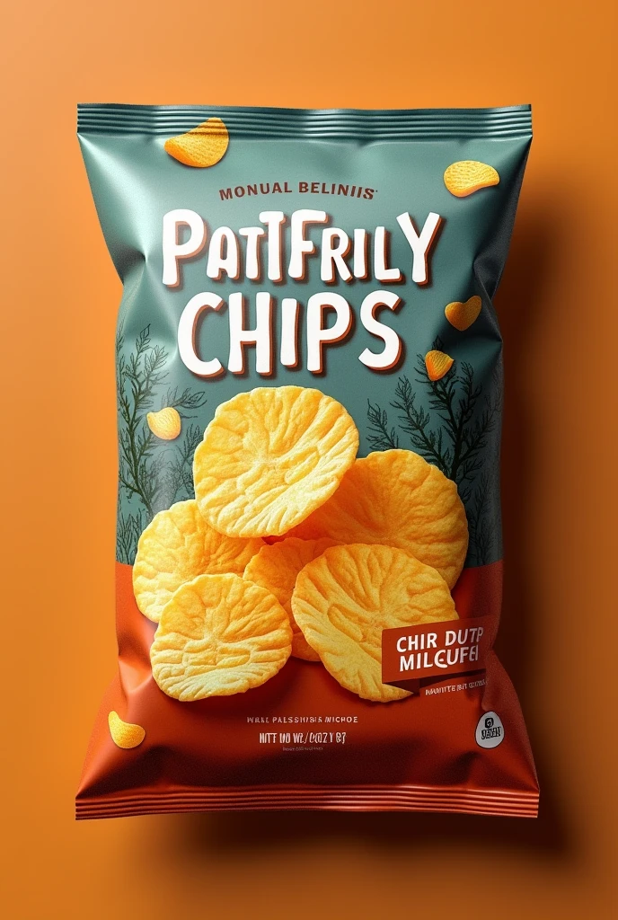 A visually appealing packaging design for chips packet