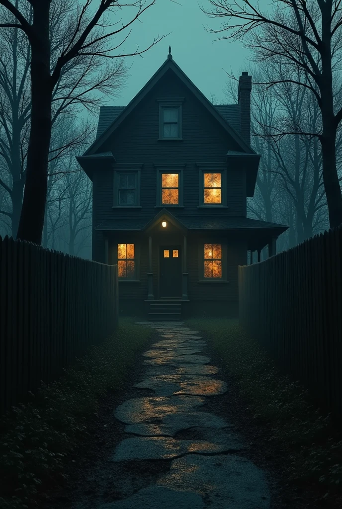 A house that turns into a dark and dirty dungeon, with closed windows and dim lighting, representing how, without Catharsis, the "house we live in" becomes a "stinking dungeon."