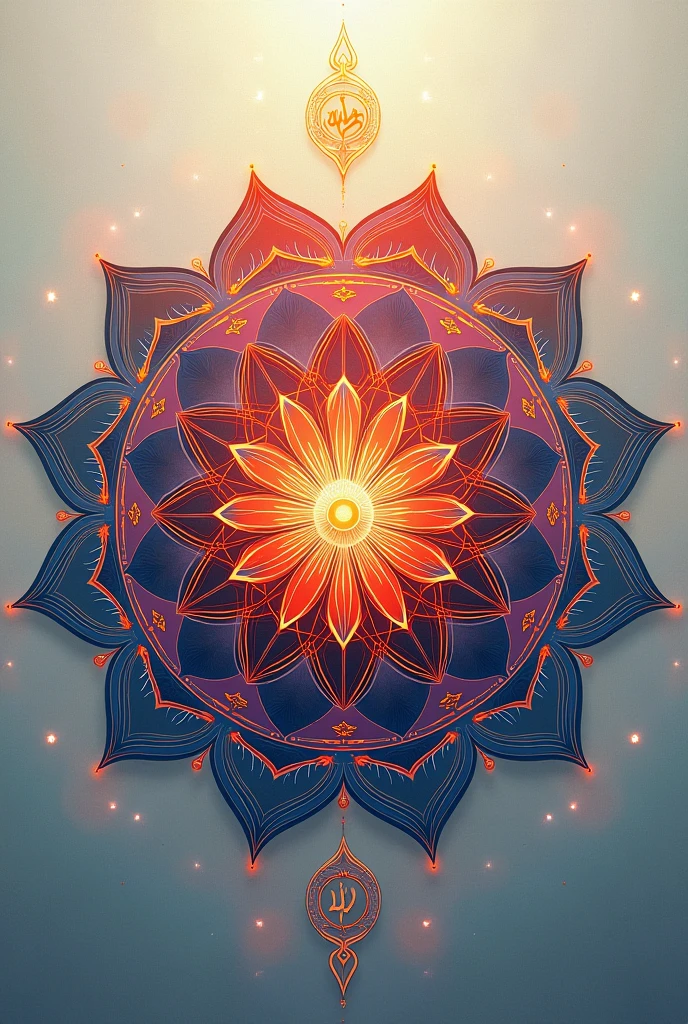 creating a center point and then repeating other elements. An example would be the mandala, which is a symbolic diagram typically found in Eastern religions, such as Hinduism or Buddhism. They commonly use shape and color patterns to create well-balanced pieces of art