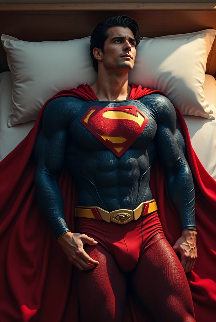 Cr7 fucked by Superman on a bed