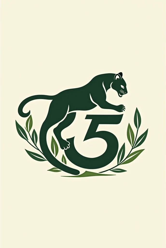 make a logo in the shape of a leopard, with the word 10A5, aspect ratio 1:1, add a green photo frame,