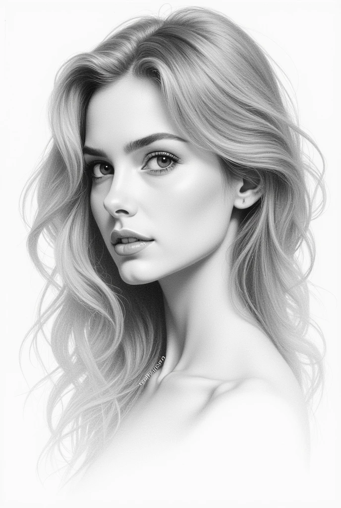 Pencil sketch, beautiful girl, high detail, masterpiece, 