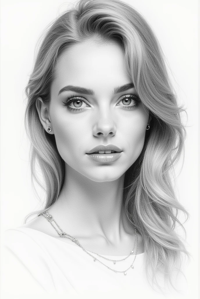Pencil sketch, beautiful girl, high detail, masterpiece,
