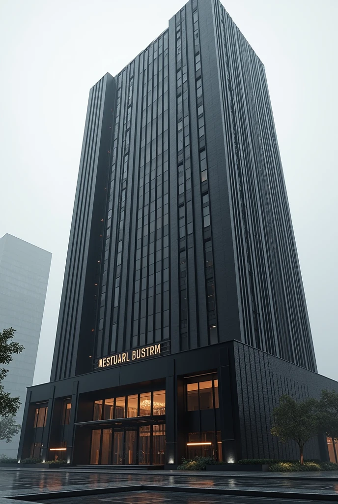 A big normal company named CSC
(13 floors and wide)
(Black and white)
(Ceo is Scoup)