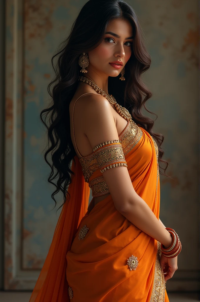 Desi girl hot body with indian dress