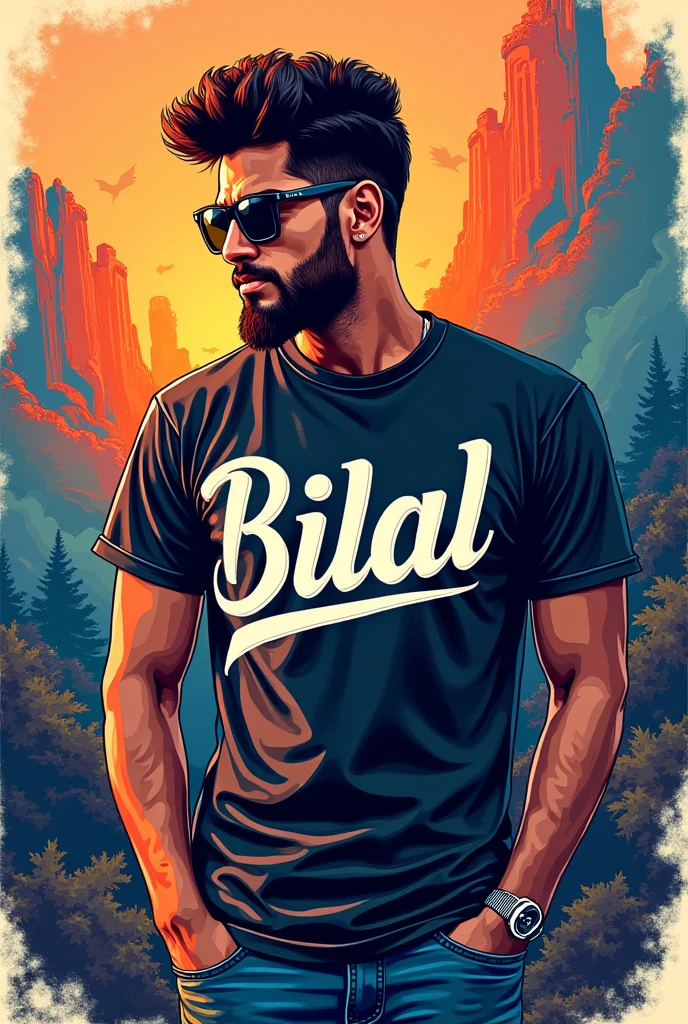 Bilal  lyric Name On Tshirts 