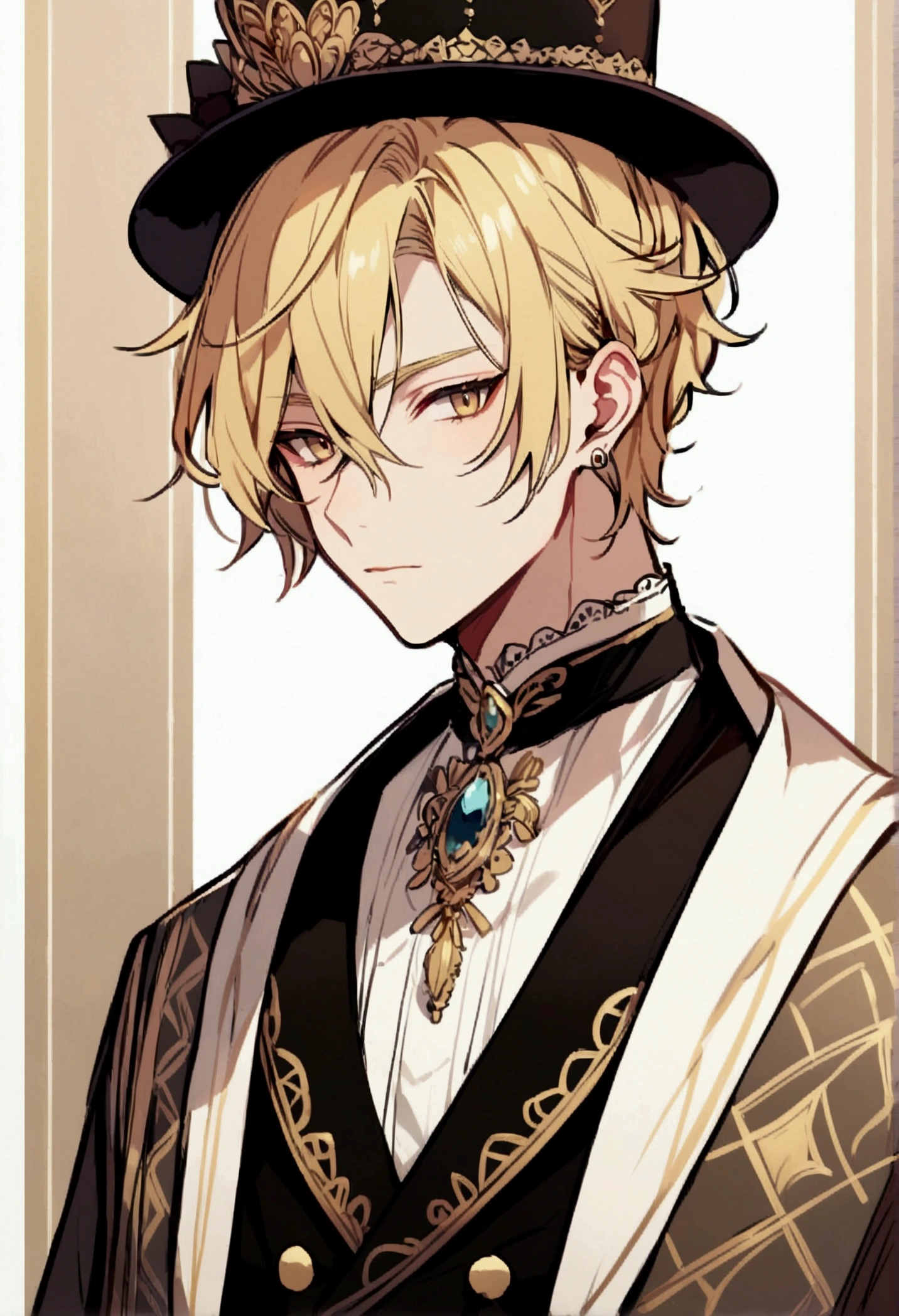 A blond haired boy
