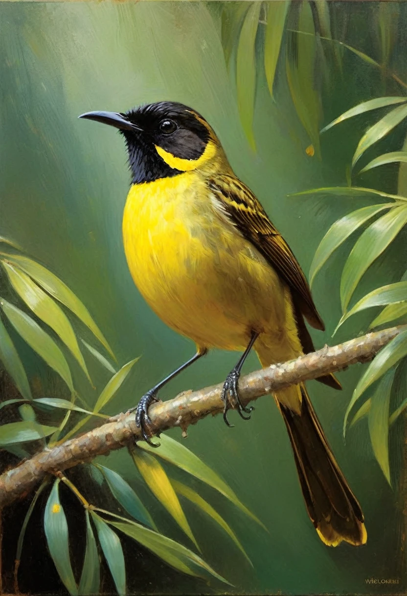 The scale-throated moho (latin: Moho braccatus) is an extinct species of songbird, consisting of the Hawaiian honeyeaters. Niko Anttila. Jeremy Mann, Charles Dana Gibson, Mark Demsteder, Paula Hedley, Pino Daeni, Andrew Wyeth, mysterious modern style. Beautiful face and look.
