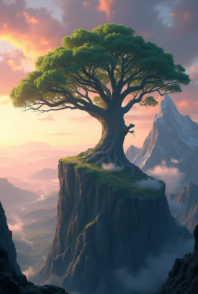 Avatar tree on the top of the mountain