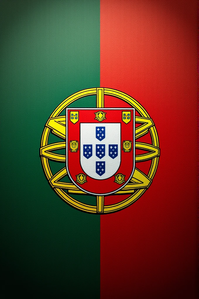 Combine the flag of Portugal with Galicia, Basque Country and Catalonia