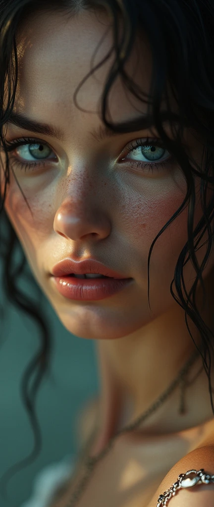 Luis Royo(Luis Royo)의 놀라운 masterpiece, 8k, masterpiece, RAW photos, best quality, realistic, extremely detailed CG unity 8k wallpaper, depth of field, Cinematic Light, lens flare, ray tracing, (very beautiful face, beautiful lips, beautiful eyes), Face with intricate details, ((highly detailed skin), Pretty 1 girl highest quality photo， ultra high resolution， （Actually：1.4），Beautiful woman with a slender body:1.4, Distinct abs:1.4, on the island,ultra fine face，exquisite eyes，double eyelid,(((nude))), open your legs