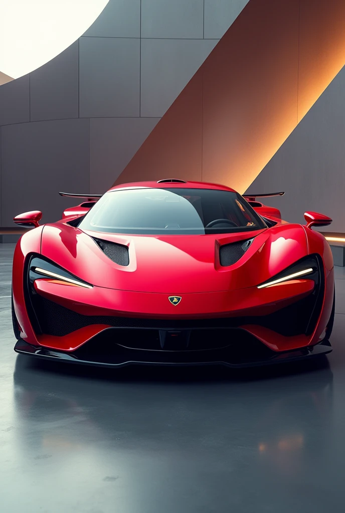 Generate Lamborghini sián red