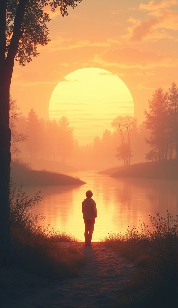 
Waking up to a quiet sunrise.