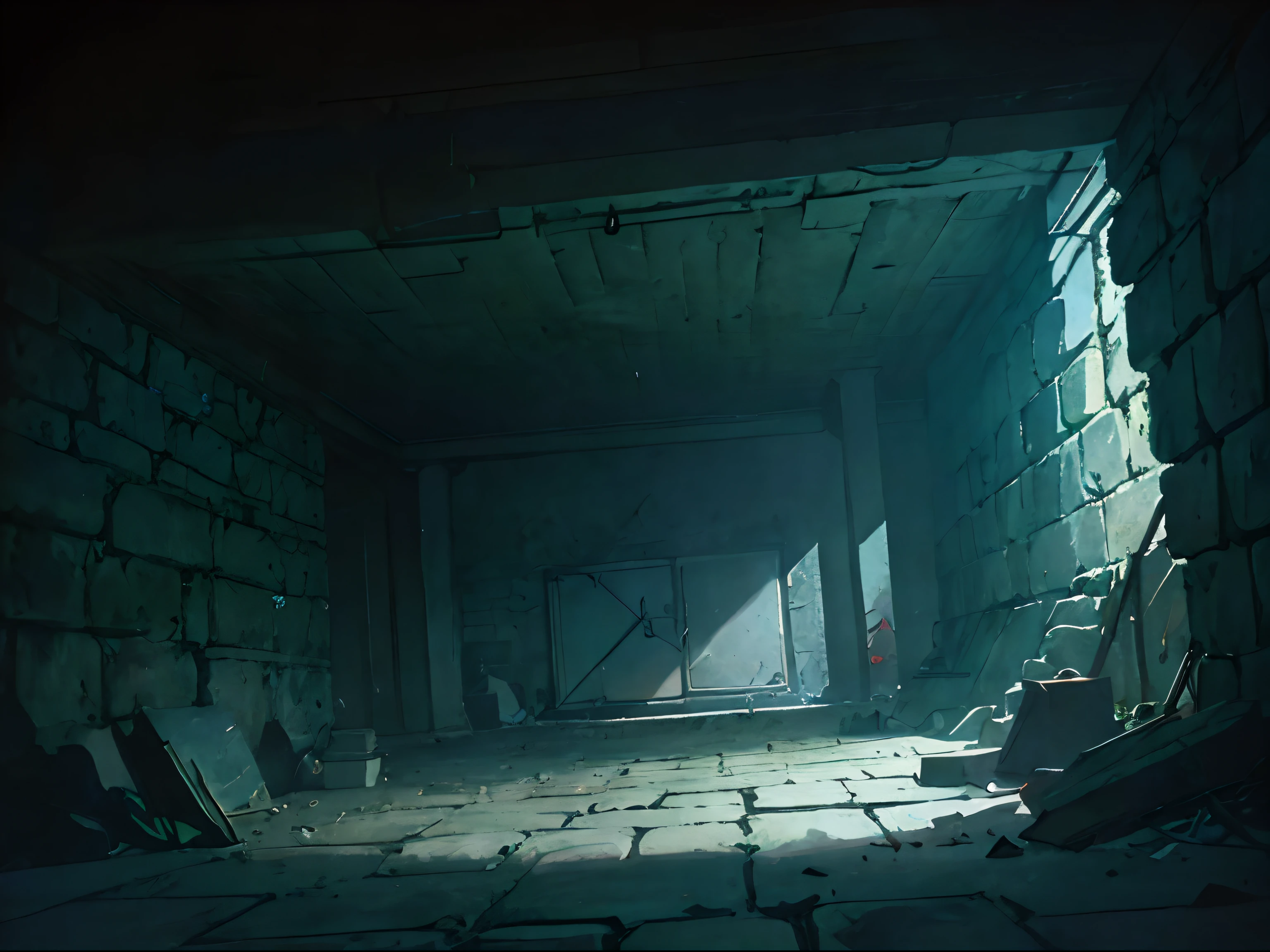 (Low Angle:1.2),Large basement中的地下室,dark的,Large basement,No humans,Not an animal,(evil:1.5),Large dark room,dark