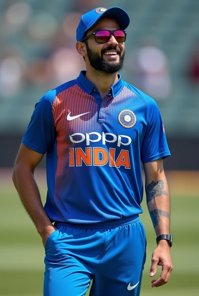 make a picture of Indian cricket jersey with number 23 and named suragya