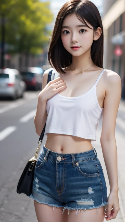 Small breasts、Small breasts、Fresh clothes、Perfect Makeup、Female college student、Small breasts