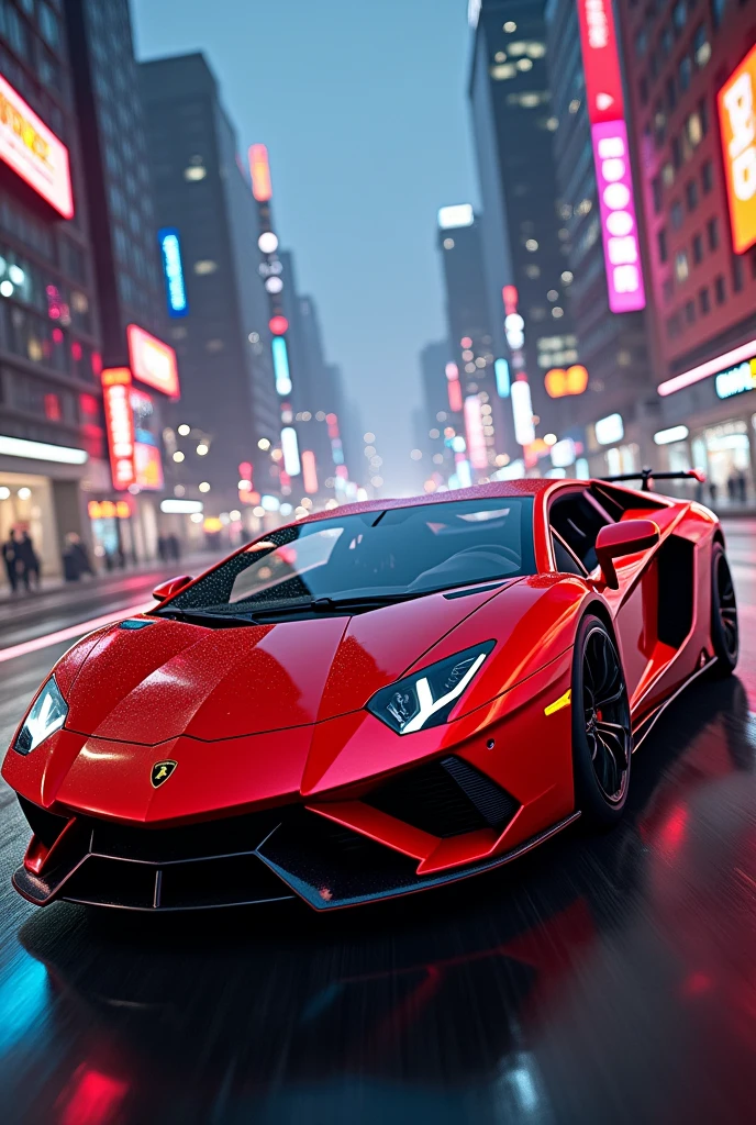 Generate Lamborghin hurricane red