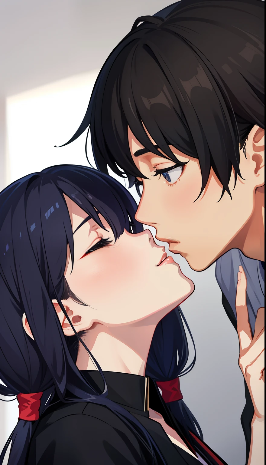 2 people、men and women、kiss