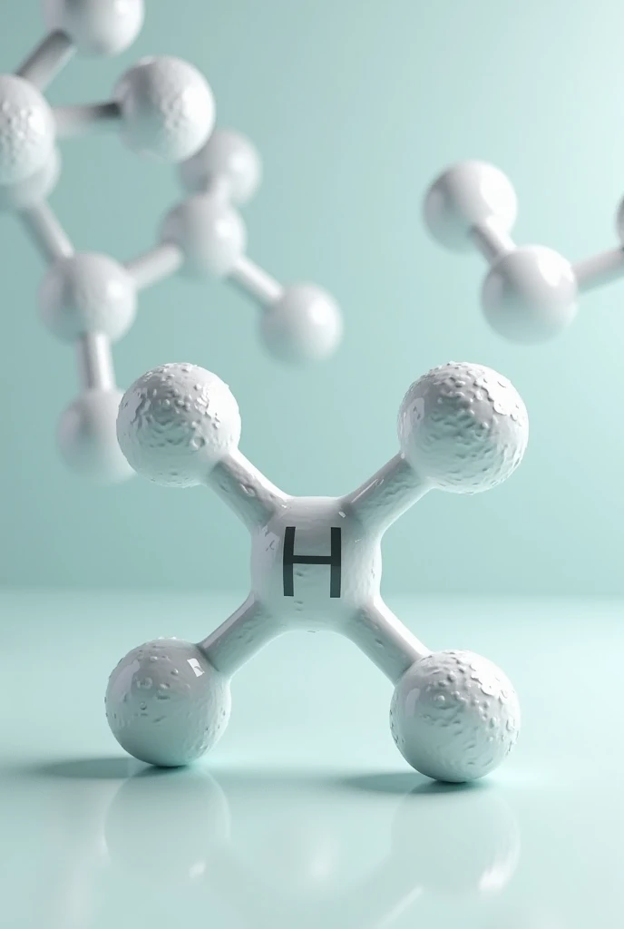 A full detailed 3d model of methane