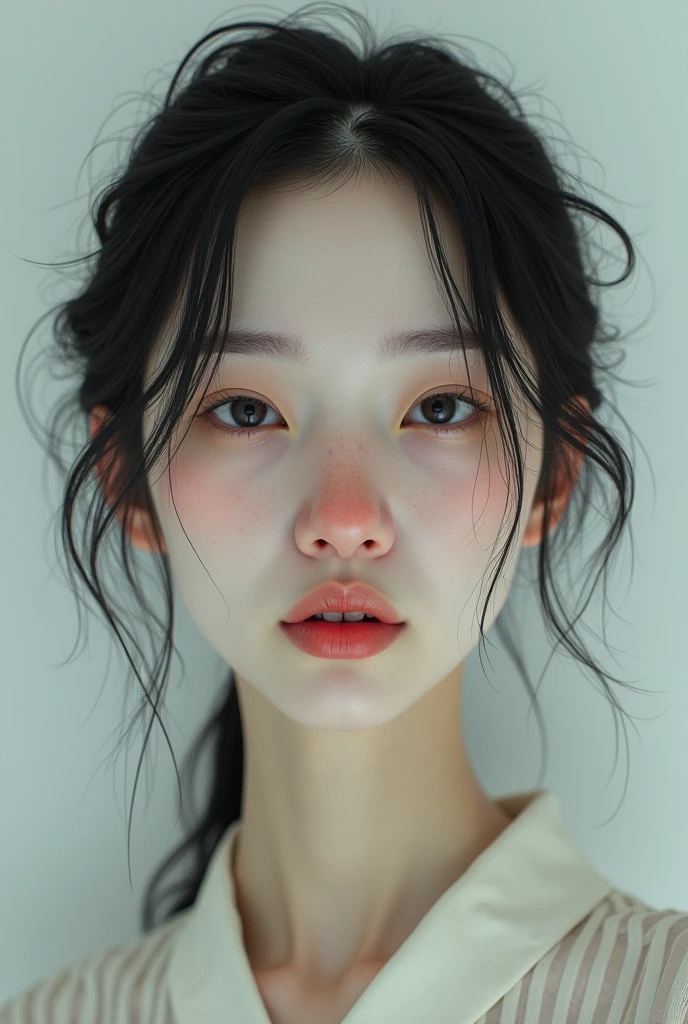 Ugly Misunderstood woman Japanese Pig nose Fair skin