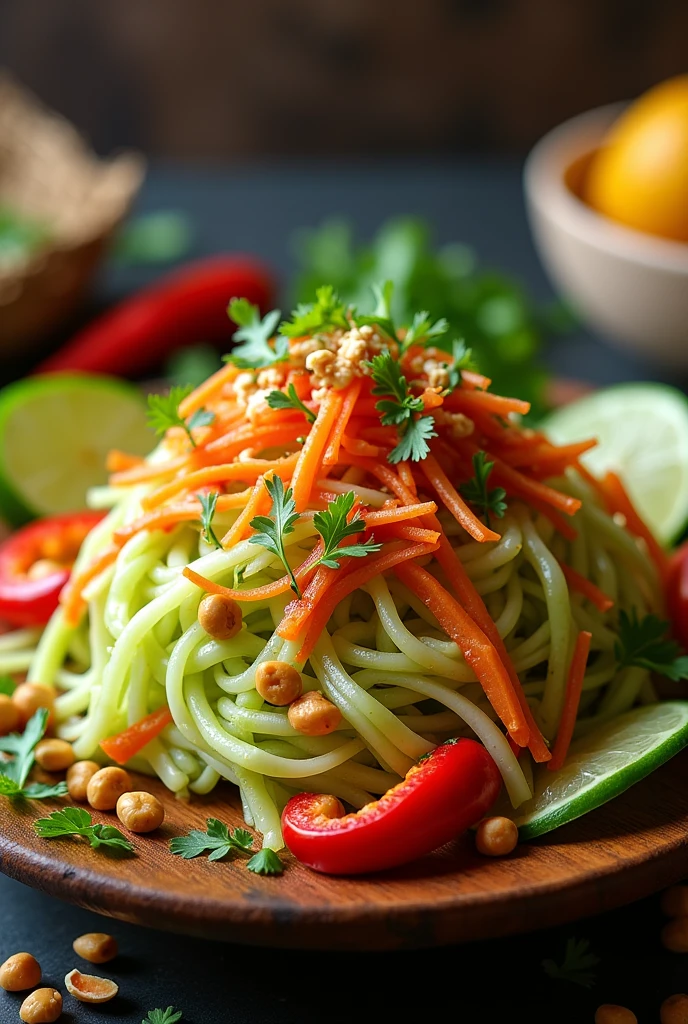 Somtam without carrots
