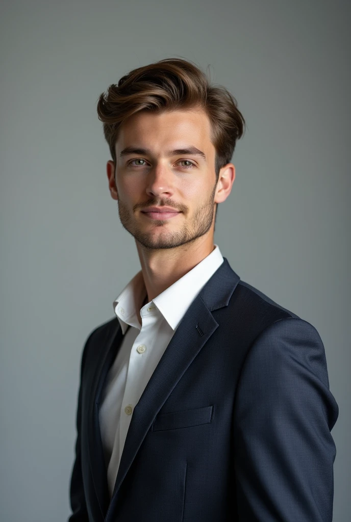 19 years men single person professional photo grey background