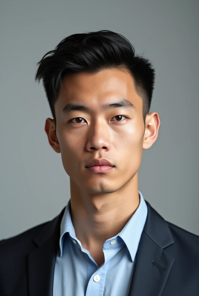 19 years men single person professional photo grey background